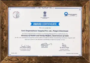 Awarded as per Kayakalp guidelines by Ministry of Health & family welfare, Government of India