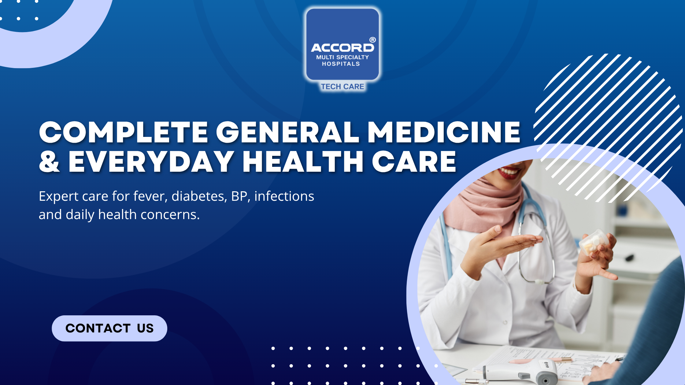 Fever, Viral Infections, Diabetes and BP in Pimpri‑Chinchwad: Everyday Health Care at Accord Hospital, Moshi